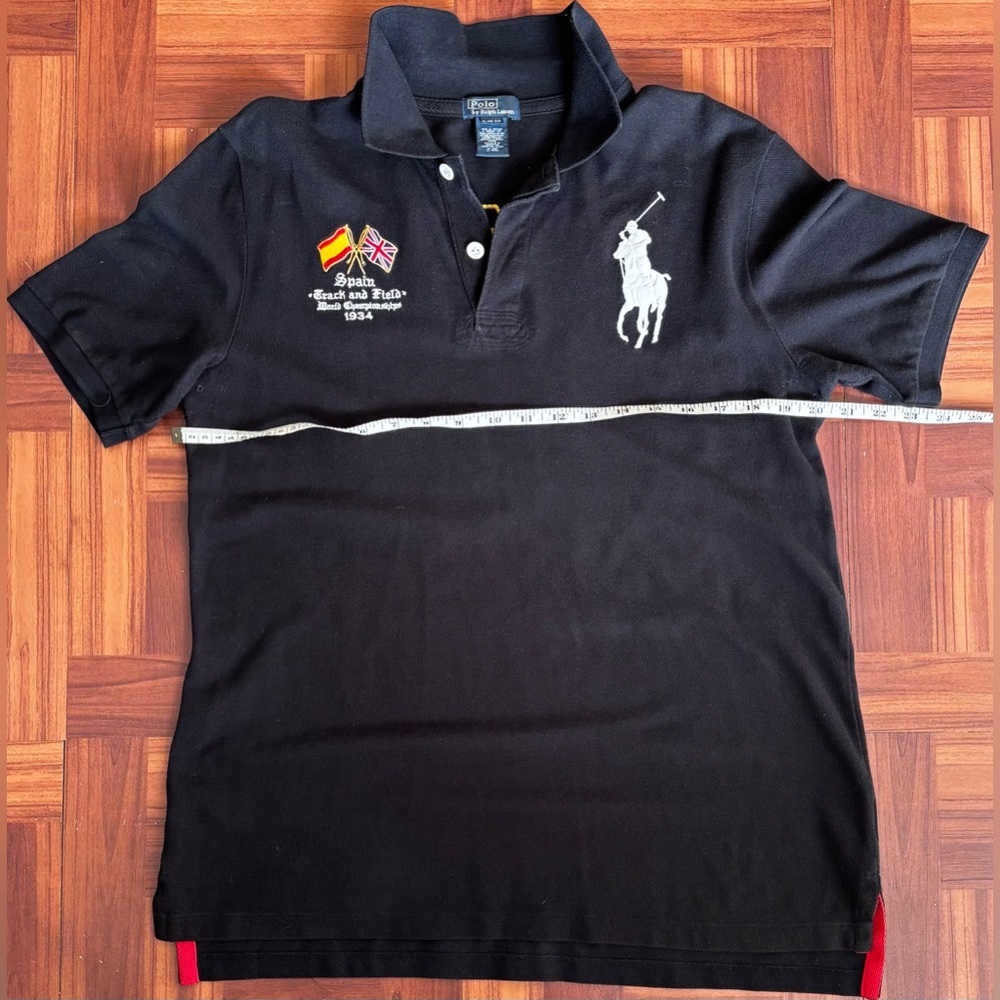 Polo Ralph Lauren Spain Track & Field Polo Shirt Youth XL Fits Mens Small